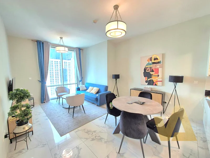 Furnished 1BR | Sea, Canal, Pool View | High Floor63795041379843111