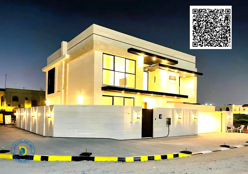 فيلا ركنية حديثة مكونة من 5 غرف للبيع. السعر يشمل الماء والكهرباء وتكييف الهواء.63874581567107110