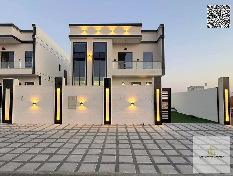 For sale, a villa in Ajman, Al Helio area, 3 master bedrooms, a majlis, a hall, and a maid’s room. Freehold for all nationalities, with the possibilit63911828267138110