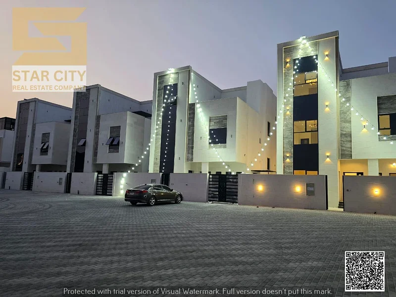 6-bedroom villa + majlis + hall + maid's room - large internal and external setback - including ownership fees - at an attractive price63911938323201112
