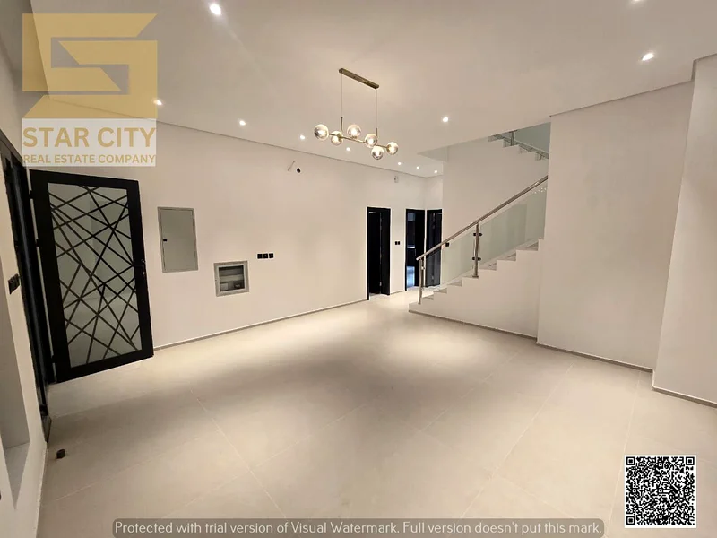 6-bedroom villa + majlis + hall + maid's room - large internal and external setback - including ownership fees - at an attractive price63911938323201113