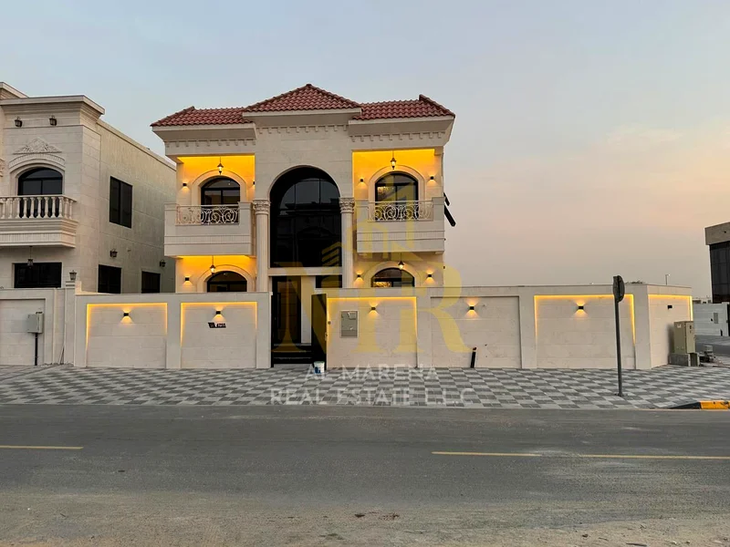 🏡 Luxury Villa for Sale in Al Helio 2 – Ajman | Corner on Two Streets | 2 Floors | 5 Master Bedrooms | Majlis + Living Room with Wash Area | Private63910979158273111