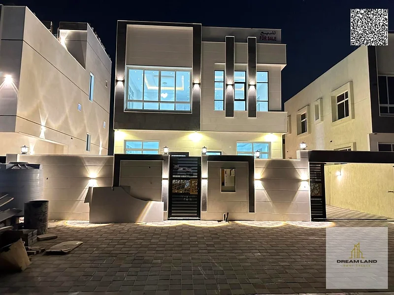 Villa for sale, including registration fees, two floors and a roof, close to the mosque, freehold for all nationalities, directly from the owner63910536777091110