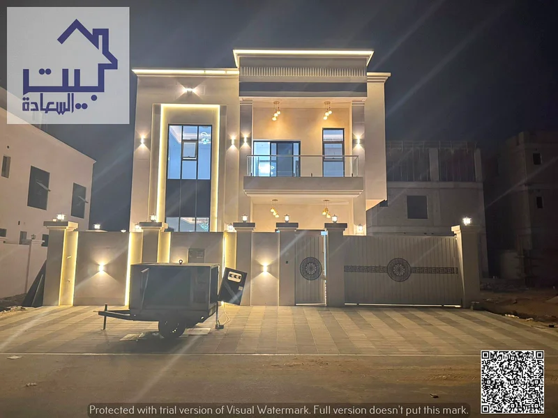 Luxury villa for sale in Ajman - Al Helio area | 5 bedrooms | Price includes fees, water, electricity, and air conditioning. Ready to move in63913782008707112
