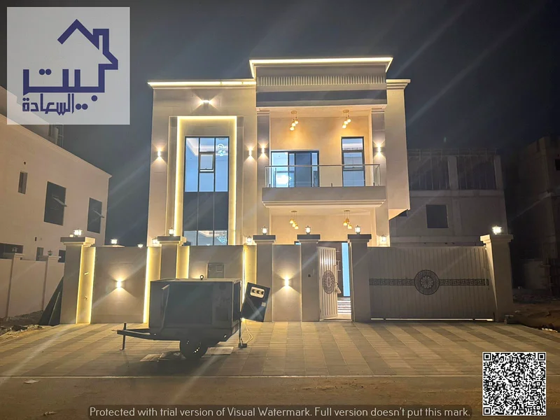 Luxury villa for sale in Ajman - Al Helio area | 5 bedrooms | Price includes fees, water, electricity, and air conditioning. Ready to move in63913782008707110