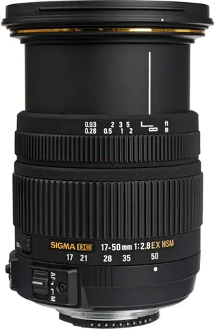 Sigma 17-50mm f/2.8 EX DC OS HSM FLD Large Aperture Standard Zoom Lens for Nikon Digital DSLR Camera