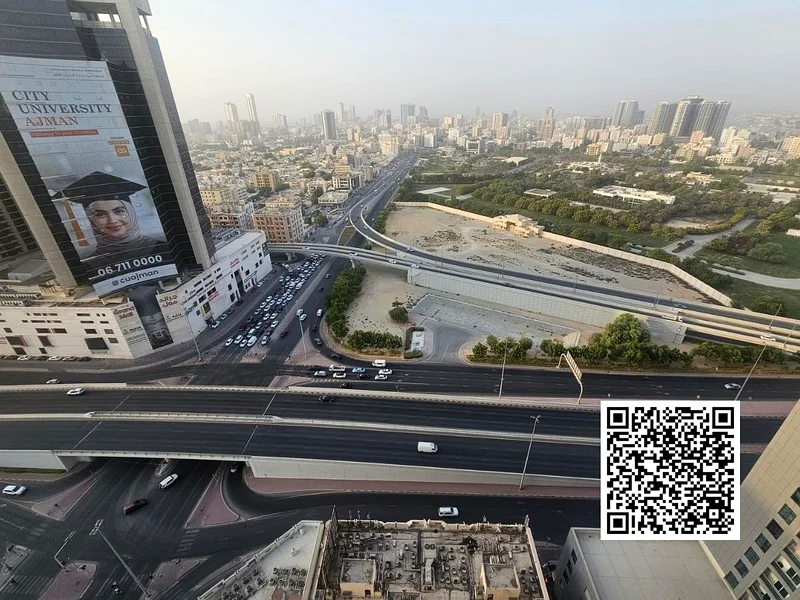 2BHK with Balcony & Parking | Palace View | City Tower Ajman | AED 42K63724319193987114