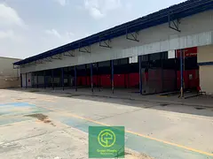Umm Ramool 19,000 Sq. Ft open yard with built-in offices, toilet and pantry