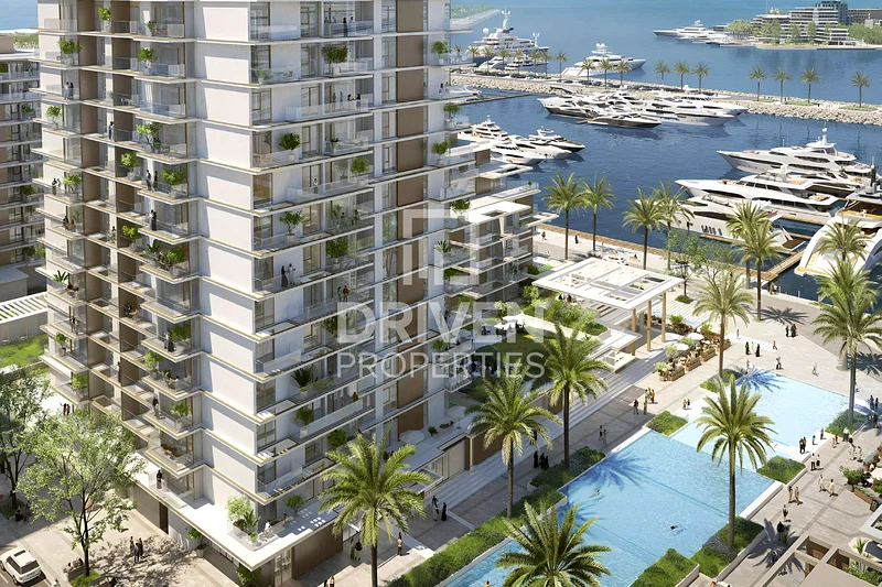 تصميم مذهل | إطلالة على المارينا | طابق عالي63937865480963114