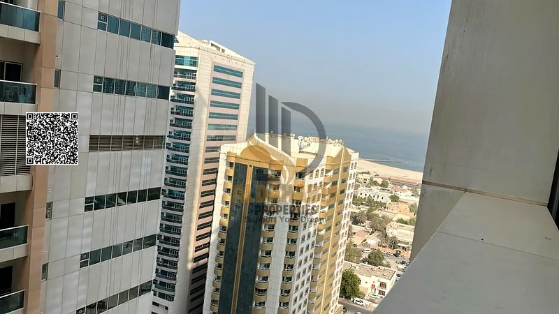 شقة واسعة مكونة من غرفتين نوم في أبراج عجمان وان63708147477249110