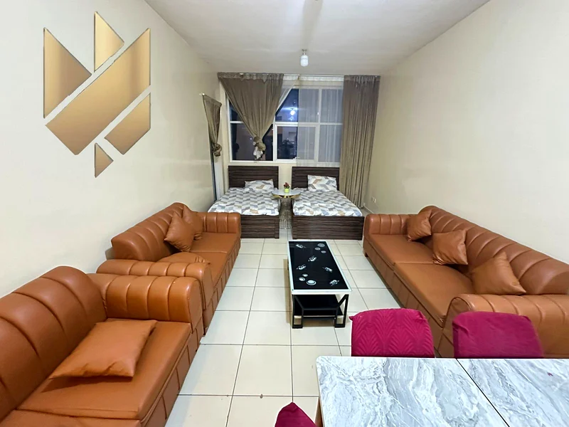 Two-bedroom apartment for sale in Ajman One Tower - city and garden view63866308067842110