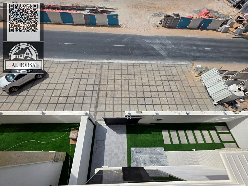 🏡 For sale a villa in Al Helio, Ajman, 5 master bedrooms, maid's rooms, two halls, a council, a swimming pool and a roof, freehold for all nationalit63911300359683114