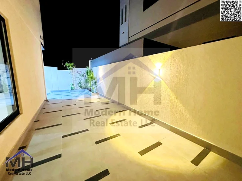 At a price that includes fees, electricity, central AC own a villa with roof and a pool in Ajman. first resident, freehold, central AC, super deluxe63911938196737114
