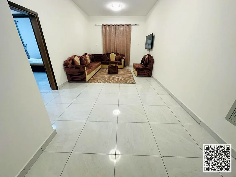 The most luxurious and beautiful furnished one-bedroom apartment for monthly rent in Ajman, spacious area, VIP furniture, super deluxe finishes63838718180994112