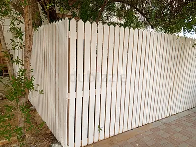 wooden fence design Garden design Garden Matniss work service