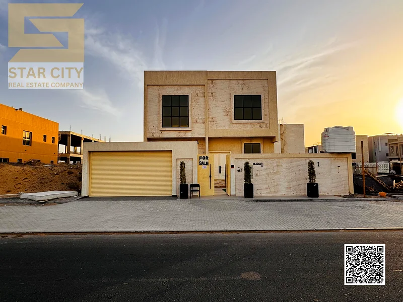 🏡 Luxury Villa for Sale in Al Alia – Ajman | 5 Bedrooms + Elevator with Unique Design63873450864002110