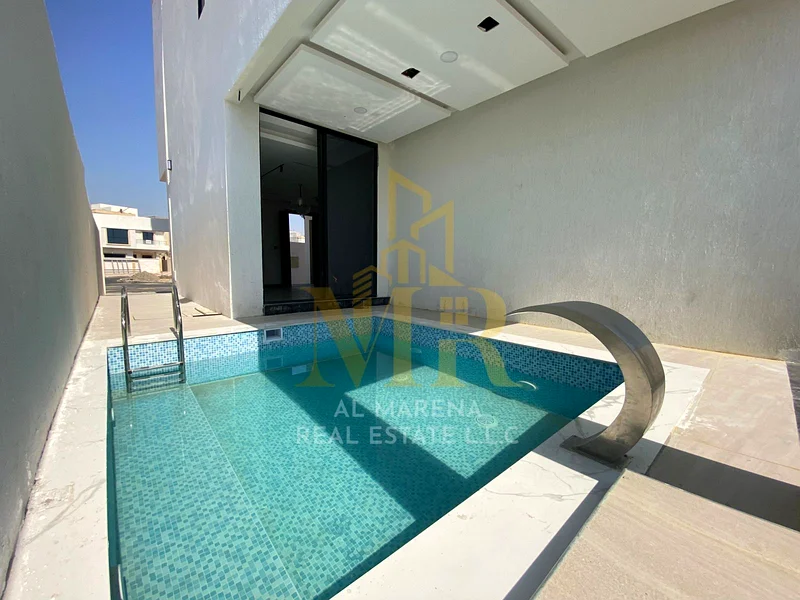 For sale, a luxurious villa in Al Helio 2 | 4 bedrooms | Private pool | Freehold for all | 6 bathrooms | Area 3014 sq ft | Modern design and high-end63913890343555111