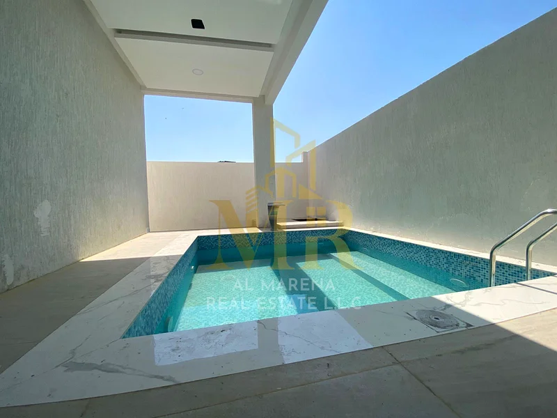 For sale, a luxurious villa in Al Helio 2 | 4 bedrooms | Private pool | Freehold for all | 6 bathrooms | Area 3014 sq ft | Modern design and high-end63913890343555112