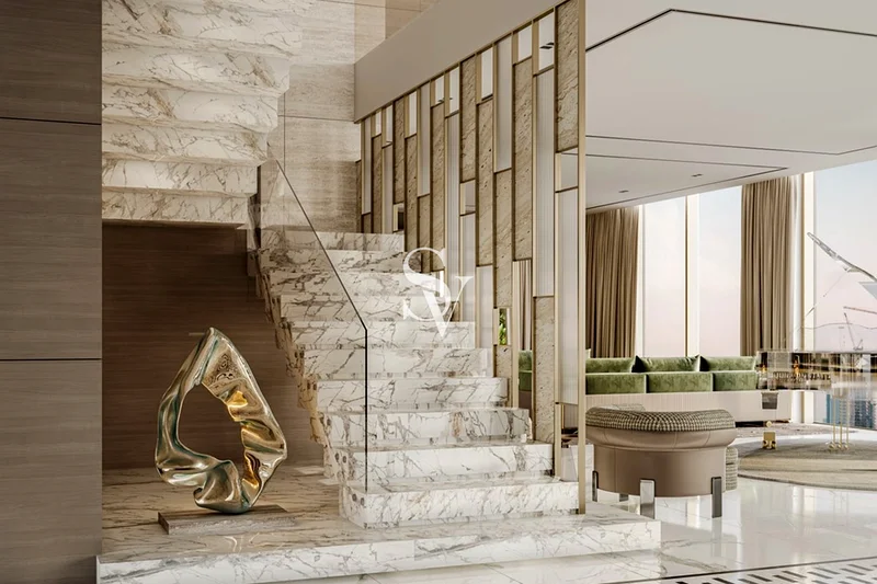FRANK MULLER DUPLEX SKY MANSION + POOL / PALM VIEW64042357343361111