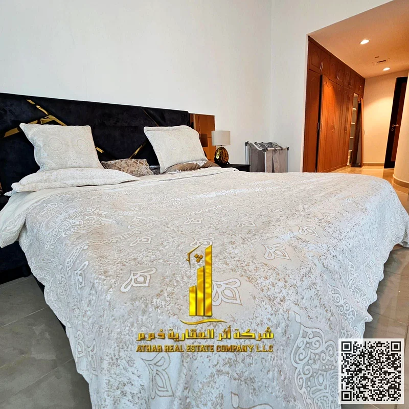 شقة فاخرة للغاية مكونة من غرفتين نوم في كورنيش عجمان - أبراج الآ residences 🌟63852914847874113