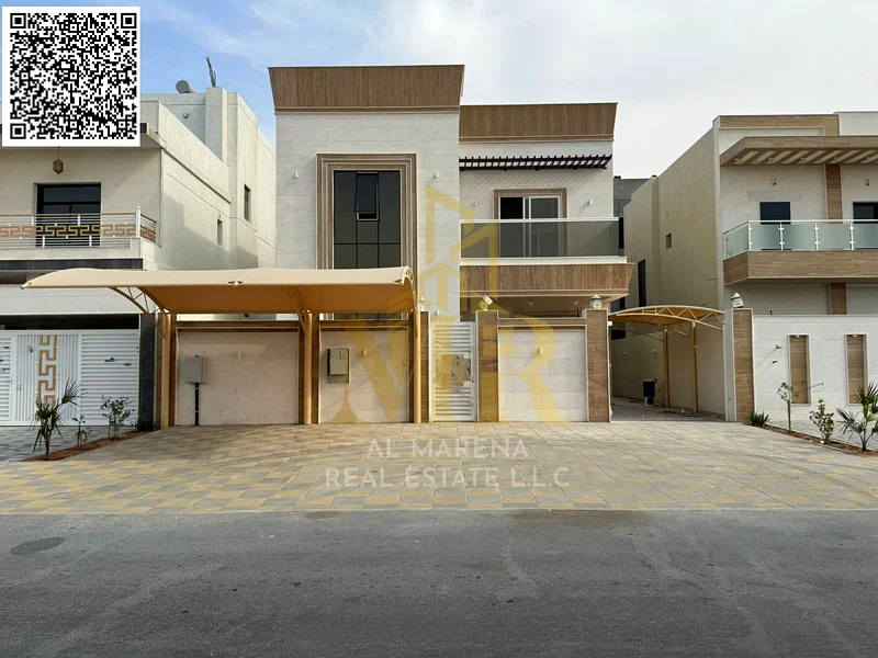 For sale, a luxurious villa at a very special price, including registration fees, in the Al Helio 2 area in Ajman - freehold for all nationalities63911300403842110