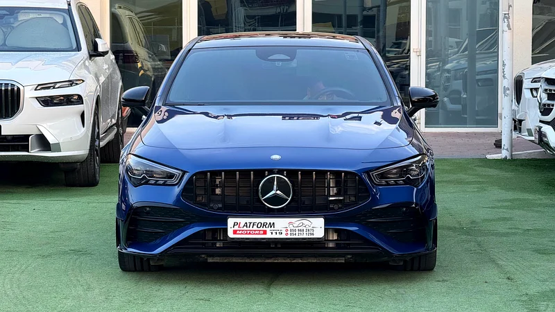 Mercedes Cla35 model 2025 gcc under warranty original paint مرسيدس سي ال اي ٣٥ موديل ٢٠٢٥ خليجي ضمان63700564119041113