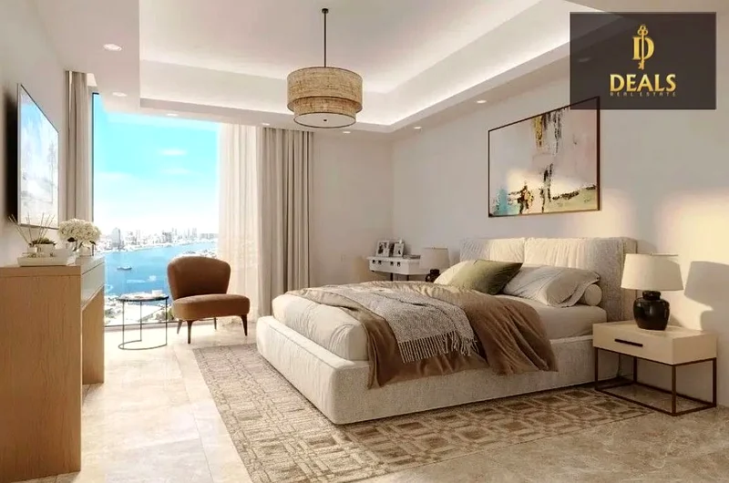 ✨ Invest in the most beautiful view of Ajman Creek - Dream Towers await you!63877279833345112