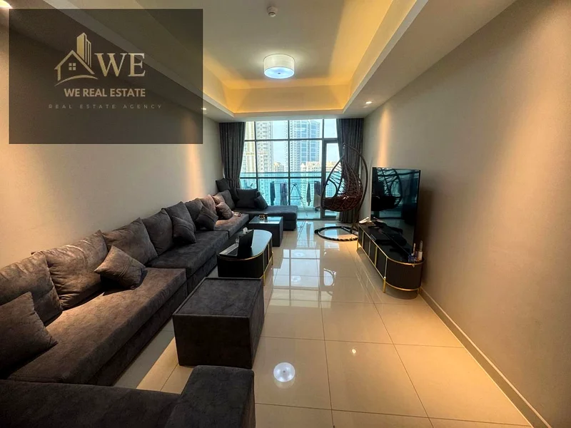 For sale, a distinctive apartment in Gulf Towers - Tower A | One bedroom and a hall | Spacious area | Open view63887611638914110