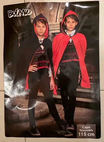 Drakula reversible Cape - Perfect for Costume Parties