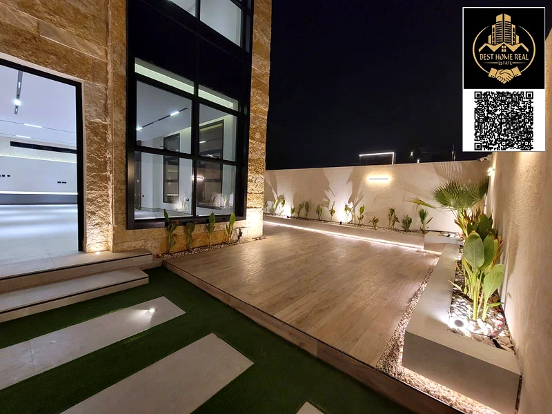 *For sale exclusively in Ajman* New villa, modern design Stone cladding Luxurious, super deluxe finishing. *Modern décor for the first time63872926621698113