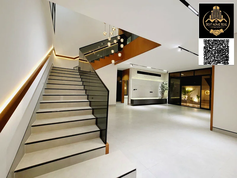 *For sale exclusively in Ajman* New villa, modern design Stone cladding Luxurious, super deluxe finishing. *Modern décor for the first time63872926621698110