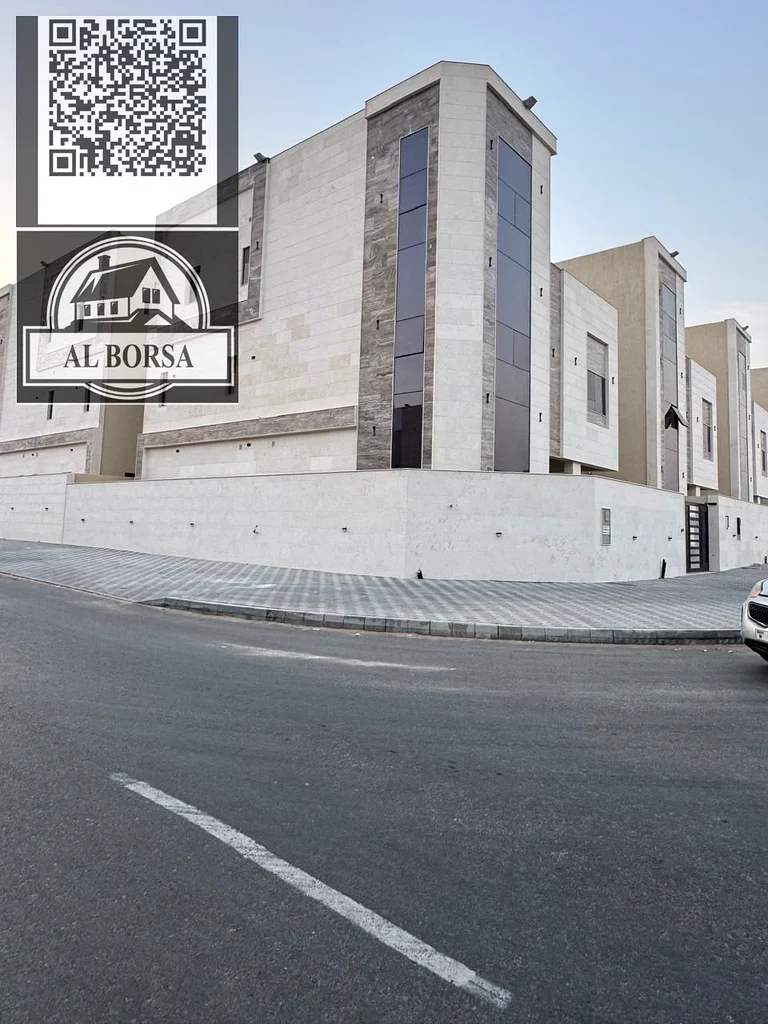 🏡 For sale, a corner villa in Al Helio 2, Ajman, 6 master bedrooms, a maid's room, a majlis, a hall, and a nanny room, including registration fees. I63911197556482114