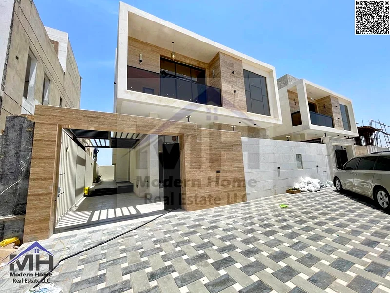 At a price that includes fees own a villa with roof 7 room in Ajman first resident, freehold Central AC Close to the Chinese market and Sheikh’s rest63884771538689111