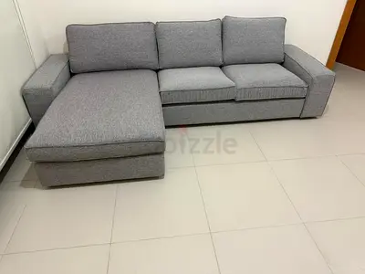 IKEA Kivik Modern Grey L-Shaped Sofa for Sale light Grey