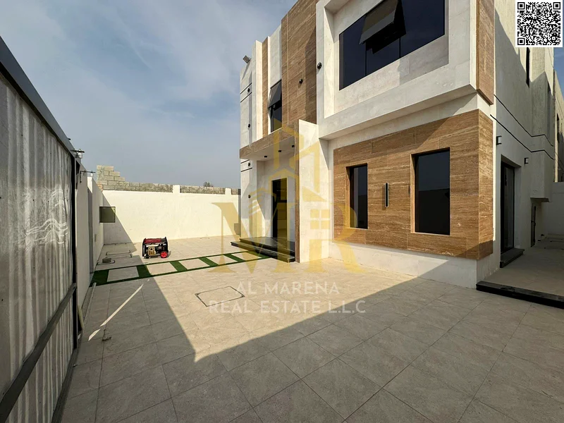 A villa with a price that includes registration and ownership fees on the main street, ready for living in the most upscale areas of Ajman. Freehold o63913118164866114
