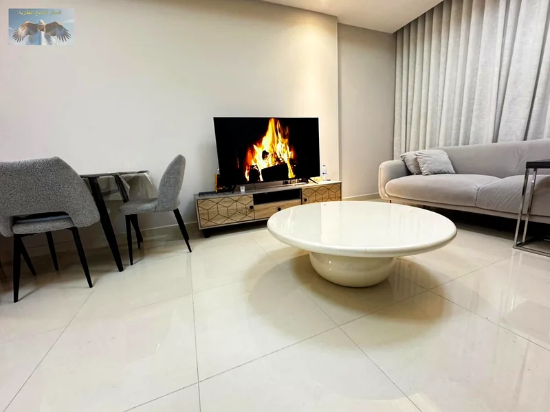 Furnished 1BHK for annual rent in Gulfa Towers, Ajman. Spacious 1150 sqft, gym, pool, parking, kids area. Prime location next to Safeer Mall.63809959263619113
