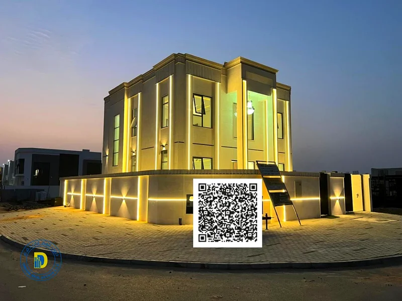For sale - Luxury villa in Al Hailo 2 - Ajman | Corner | Two floors | 4 master bedrooms | Majlis and hall with sinks | Modern kitchen | Maid's room63911938238851110