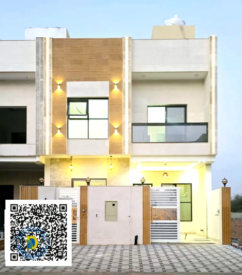 Two-story townhouse villa, Al Helio 2, corner, without annual fees, without service fees, including registration fees, freehold for all nationalities63911938257027110