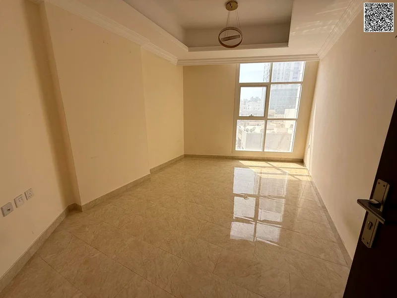 Free parking – 3 bedrooms, 3 baths, central AC, balcony with panoramic view, prime location, easy access to Dubai & Sharjah.63723095429762113