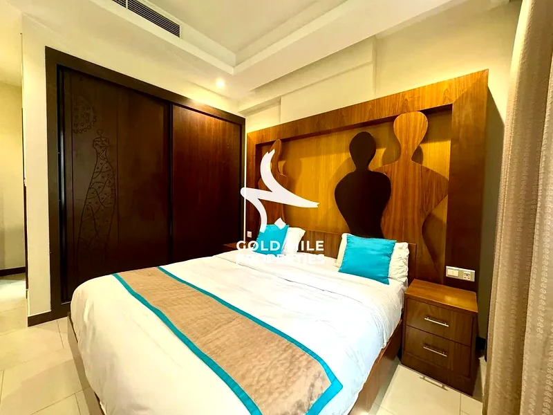 مفروشة بالكامل ||| شقة واسعة من غرفتي نوم ||| بالقرب من مول الإمارات63744334563585112
