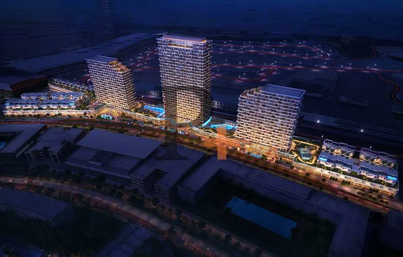 Race-View Pad | 1-Bed + Study in Harmony Tower, Takaya — Motor City’s coolest vantage point63982600499715110