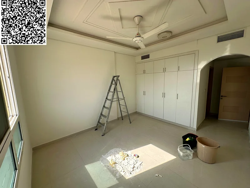 الشقة الثانية من أفضل شقة بغرفتي نوم مع حمامين، وخزائن حائطية، وتكييف مركزي63712054041217110