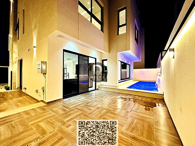 📌 For Sale: New 3-Story Villa + Elevator & Hitachi Central Air Conditioning, Ultra Deluxe Finishing, and Swimming Pool🏡 in Al Helio 2 - Ajman63912467200643113