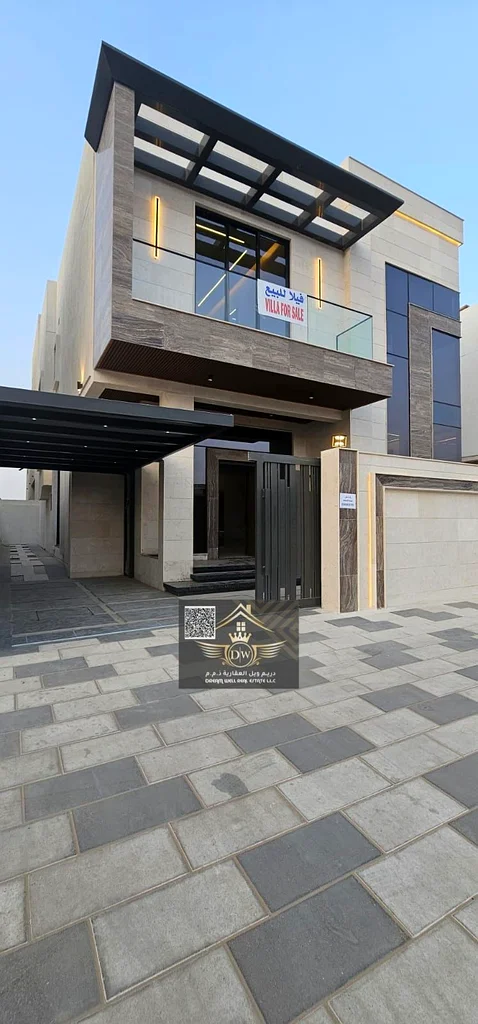 Luxury Villa for Sale in al Bahia Ajman | 5 master bedrooms | Majlis + 2 Halls | Modern kitchen | Free hold for all nationalities63884499707777112