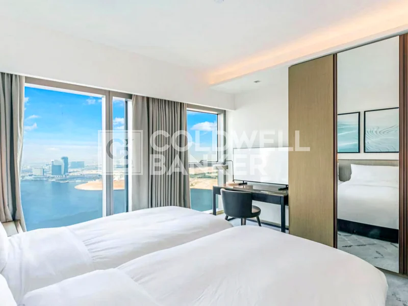 High-Floor | Fully Furnished | Skyline and Creek Views63761536033281113
