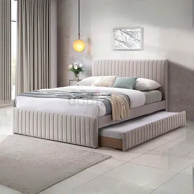 LUXORA SLEEP STORAGE UPHOLSTERED BED