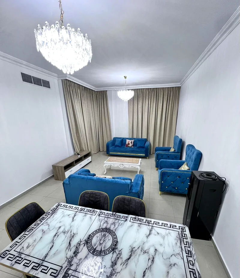 شقة مفروشة من غرفتي نوم مع غرفة معيشة في أبراج الرشيدية - عجمان63718950922242110