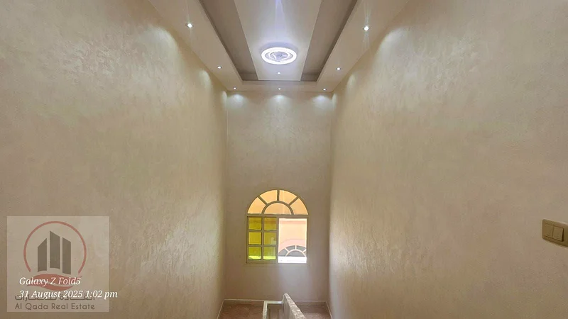 Villa for sale in Ajman, Al Rawda area (3), area 8100 square feet (6 master bedrooms, majlis + 2 halls, equipped kitchen + maid’s room + annex 2 rooms63878297611267113