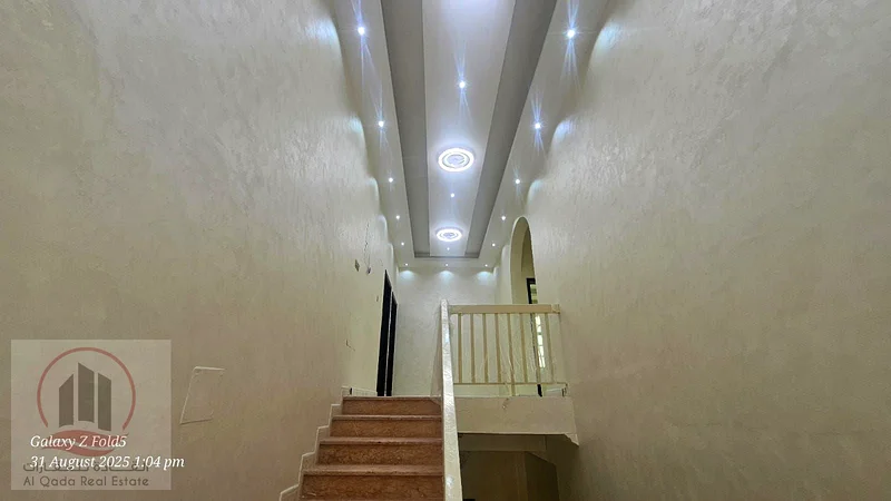 Villa for sale in Ajman, Al Rawda area (3), area 8100 square feet (6 master bedrooms, majlis + 2 halls, equipped kitchen + maid’s room + annex 2 rooms63878297611267111