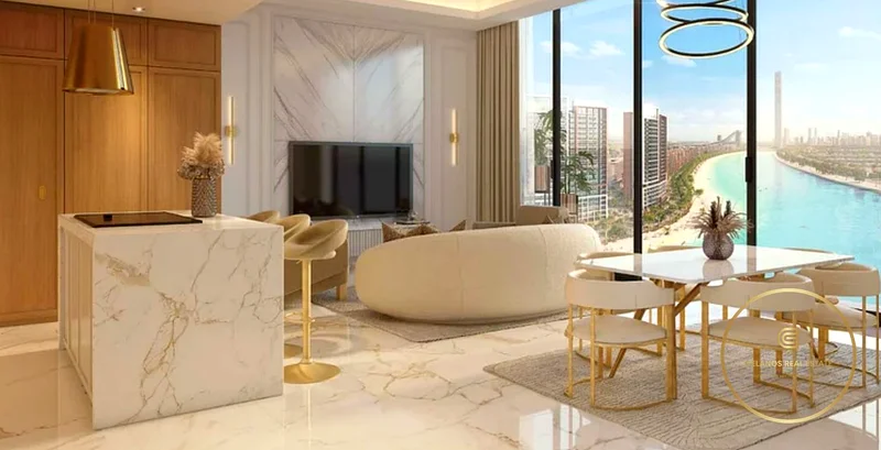 1BR | High Floor | Full Lagoon View | Riviera Reve, MBR City63976948088579114